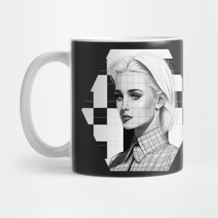 Pretty Mod Girl Mug